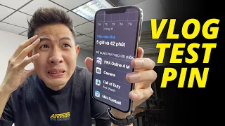 VLOG TEST PIN iPHONE 12 PRO MAX: CHƯA ĐÃ BẰNG 11 PRO MAX…!!! (KHÁ TIẾC)