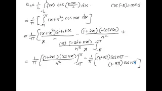 Lecture 11 Fourier Series for neither odd nor even Function Over  (-L,L)