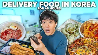 Surviving on Delivery Food in Korea for 48 Hours