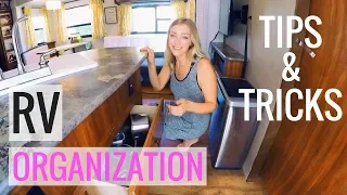 HOW TO ORGANIZE YOUR RV KITCHEN & MAIN LIVING AREA - FULL TIME RV FAMILY OF 6!