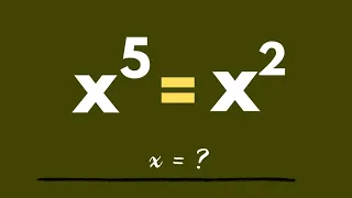 USA Olympiad | solve the equation | find the value of x