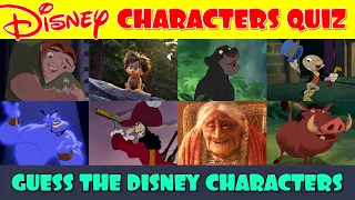 Guess the Disney Character Quiz (Part 1)