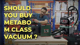 The Essential Construction Vacuum | Metabo ASR 36 18 BL M Class Vacuum
