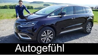 All-new Renault Espace Initiale Paris FULL REVIEW test driven MPV Van 2016 top trim - Autogefühl