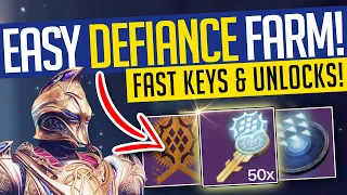 Destiny 2 | EASY DEFIANCE FARM! How To Get Defiance Keys, Best Upgrades & Bonus Rewards! - Season 20