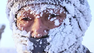 Японец в Якутии  на улице -60 С° 🤣😃🥶😱❄😂😜 Якутия 🥶😱❄ -60 С°