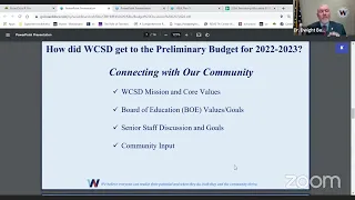 Preliminary Budget Presentation 2022-2023