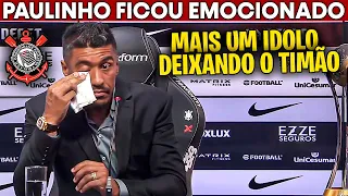 MUITO FORTE! PAULINHO REVELOU O MOTIVO DA SUA SAIDA DO CORINTHIANS NA COLETIVA DE DESPEDIDA