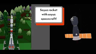 Soyuz rocket launch 1-1 in build a boat for treasure