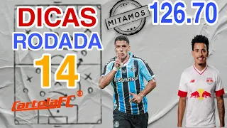 DICAS #14 RODADA | CARTOLA FC 2023 | MITAMOS NA ÚLTIMA!!