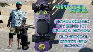 Revel Kit DIY ESK8 Build & Review + Snug Wheels Install! Old School Deck Motorized