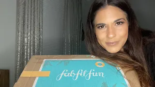 ASMR: FABFITFUN summer  ☀️ unboxing ☀️ (whisper) ft. Poochie 🐶