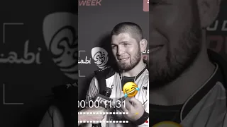 Хабиб запутался на каком языке давал интервью #UFC280