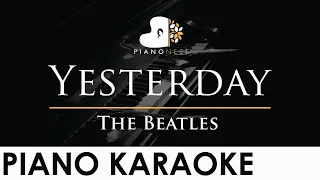 The Beatles - Yesterday - Piano Karaoke Instrumental Slowed Down Cover with Lyrics