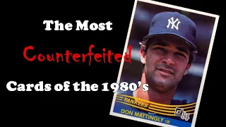 The Top Counterfeits of the 1980's | Don Mattingly