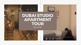 Dubai Studio Apartment Tour | Ikea Home | Home Decor Ideas | Living Room Design | Interior Design