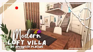 Modern Mini Family Loft Villa I No Advanced Placing I Bloxburg Speedbuild and Tour I iTapixca Builds