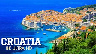 Stunning Trip to Croatia in 8K ULTRA HD - Best Places in Croatia & Europe Nature Soundscapes