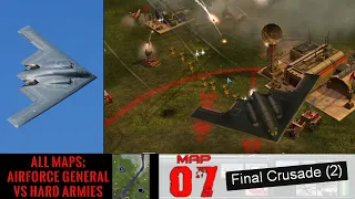C&C Generals  -  Air Force General  --  Final Crusade - (Skirmish MAP-7)