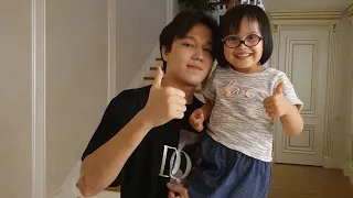 Dimash with cute little kids