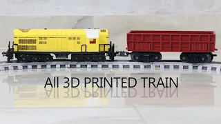 Full 3D Printed Train Setup (WDM2 Engine + Tracks + Wagon) + Satisfied