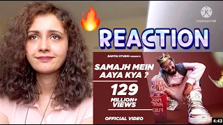 EMIWAY-SAMAJH MEIN AAYA KYA? (OFFICIAL MUSIC VIDEO) | NixReacts | REACTION