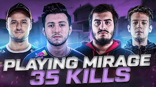 playing mirage 35 kills | team_XANTARES vs team_Calyx