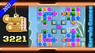 Candy Crush Saga Level 3221 - No Boosters - 33 moves (2021)