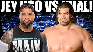 "Jey Uso vs The Great Khali: Intense WWE2k24 Gameplay!"