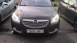 Ремонт фар Opel Insignia,  исправление ошибок после первого ремонта.