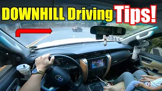 DOWNHILL Driving TIPS | Pov drive Antipolo City - Tereza Rizal | ZIGZAG ROAD