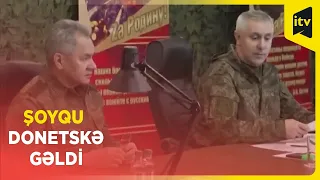 Şoyqu Cənubi Donetskdə  "Şərq" qruplaşması qoşunlarında yoxlama aparıb