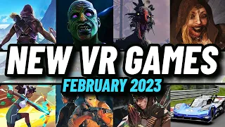 This is a MASSIVE month for VR! // NEW Quest 2, PCVR & PSVR2 launch games February 2023