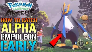 Pokémon Legends: Arceus How To Catch ALPHA EMPOLEON! The Easy Way (Location & Guide)