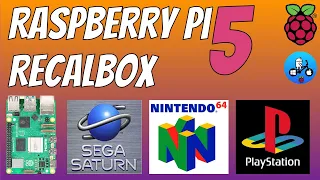 Recalbox Retro Gaming Raspberry Pi 5. Saturn, PS1, PSP & N64 test