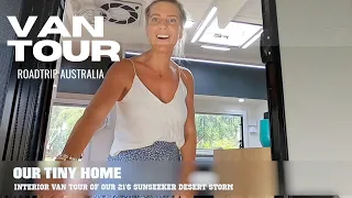 OUR NEW TINY HOME - COME INSIDE!!! A tour of the new setup..... ROADTRIP AUSTRALIA