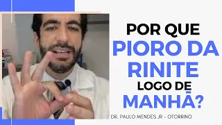 Rinite: Como evitar espirros, coceira e nariz entupido de manhā ?- Otorrino em Curitiba