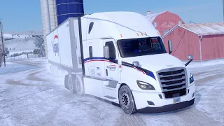 ATS ★ 2022 Freightliner® Cascadia (Detroit Diesel 60 Sound by Zeemods) American Truck Simulator 2K