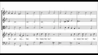III Act. Dido & Aeneas (H. Purcell) Score Animation