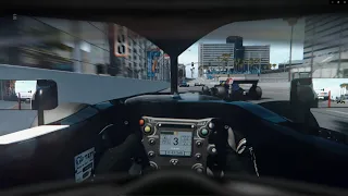 9 laps chasing and actions at Long Beach - Assetto Corsa Realistic Gameplay