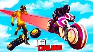 НИКТО НЕ СМОЖЕТ ЭТО ПОВТОРИТЬ! ЭПИЧНЫЙ ДЕДЛАЙН НА НЕОНОВЫХ БАЙКАХ В GTA 5 ONLINE