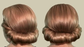 Прическа в греческом стиле: как сделать (видео). Greek-style hairstyle for medium hair.