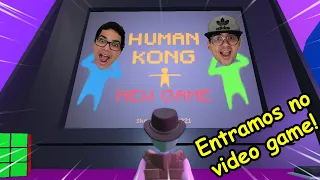 AS MASSINHAS ENTRARAM DENTRO DO VIDEO GAME!!! (HUMAN FALL FLAT)