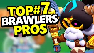 Les PROS ne jouent QUE CES BRAWLERS !!?! TOP#7