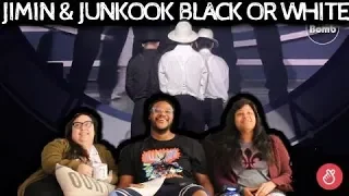 REACTION TO BTS JIMIN & JUNGKOOK MICHAEL JACKSON BLACK OR WHITE with THE HENSONS!