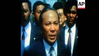 SYND 1-11-72 THIEU SPEAKS ON VIETNAM PEACE