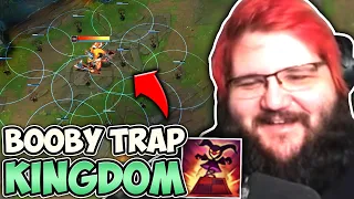 PINK WARD LITTERS THE MAP WITH BOOBY TRAPS!! (DON'T STEP ON A BOX)