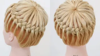 French Crown Braid For Beginners - Easy Braided Updo - If You Can French Braid, You Can Do This!!