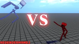 SCP-096 vs AML-096 | Minecraft Battle Animation