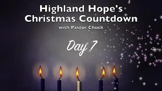 Christmas Scripture Countdown, Day 7